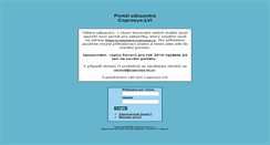 Desktop Screenshot of portal.coprosys-lvi.cz